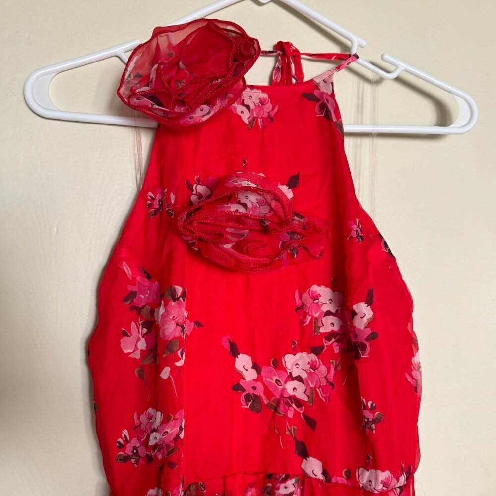 NEW w TAGS 🏷️ FASHION NOVA Floor-length Floral Maxi Dress (Women’s Size Large) - Picture 7 of 17